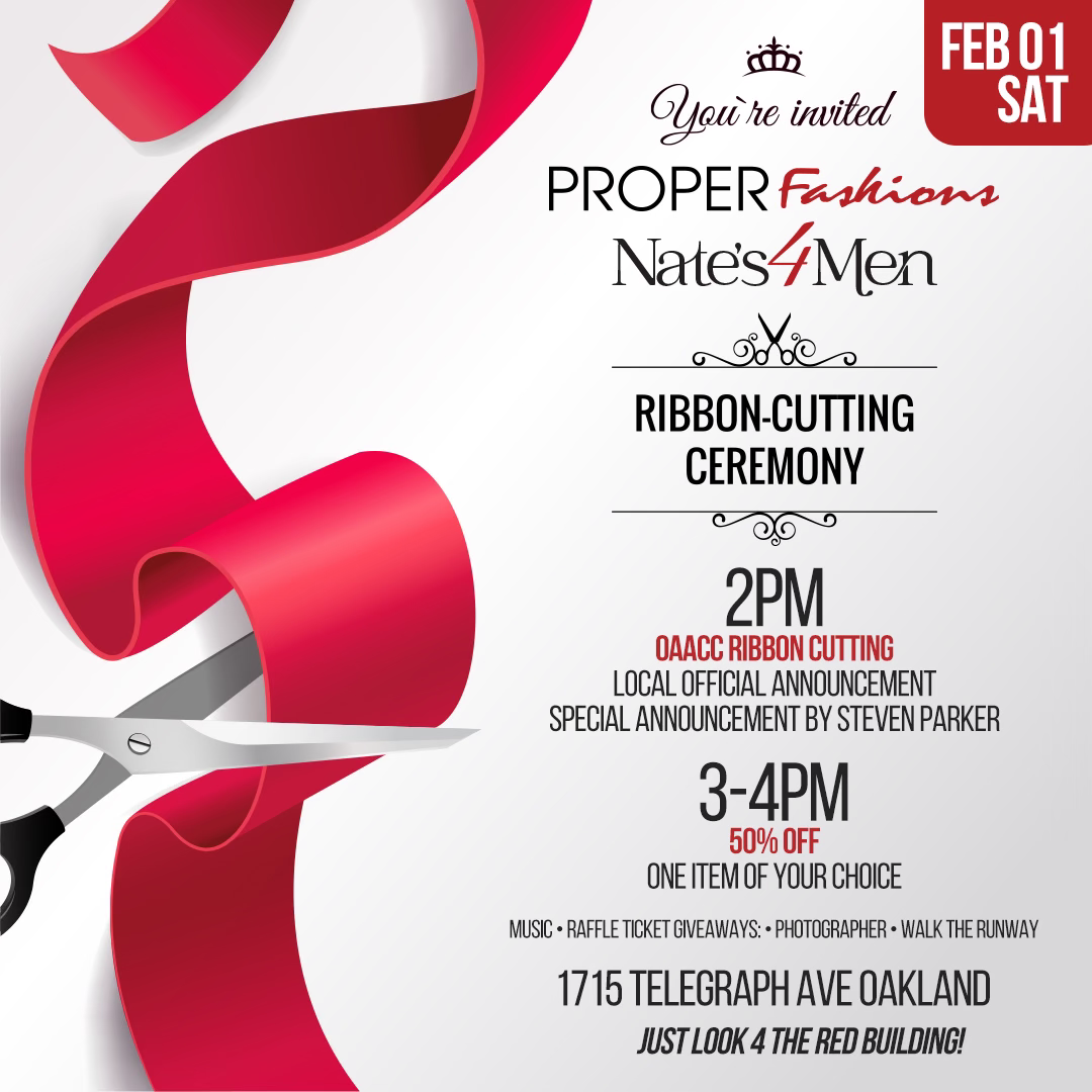 Proper Fashions/Nate\'s 4 Mens Ribbon Cutting Ceremony