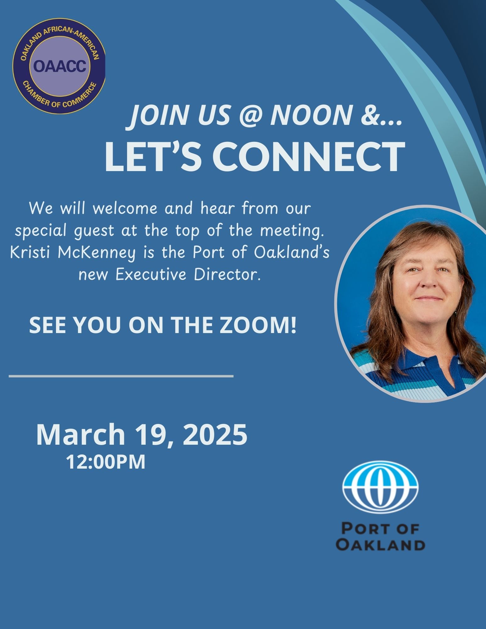 JOIN US @NOON &... LET'S CONNECT