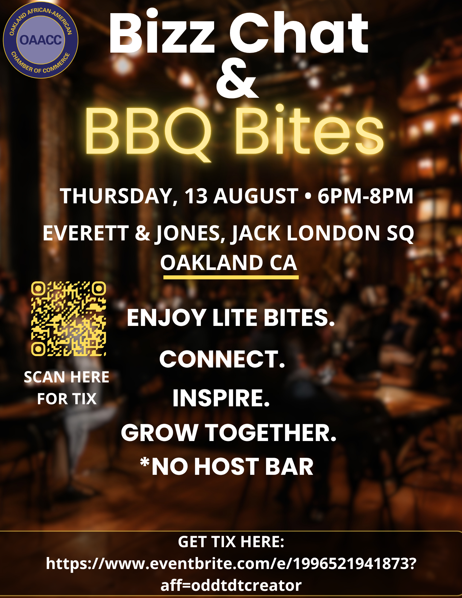 Biz Chat, and BBQ Bites @ Everett & Jones