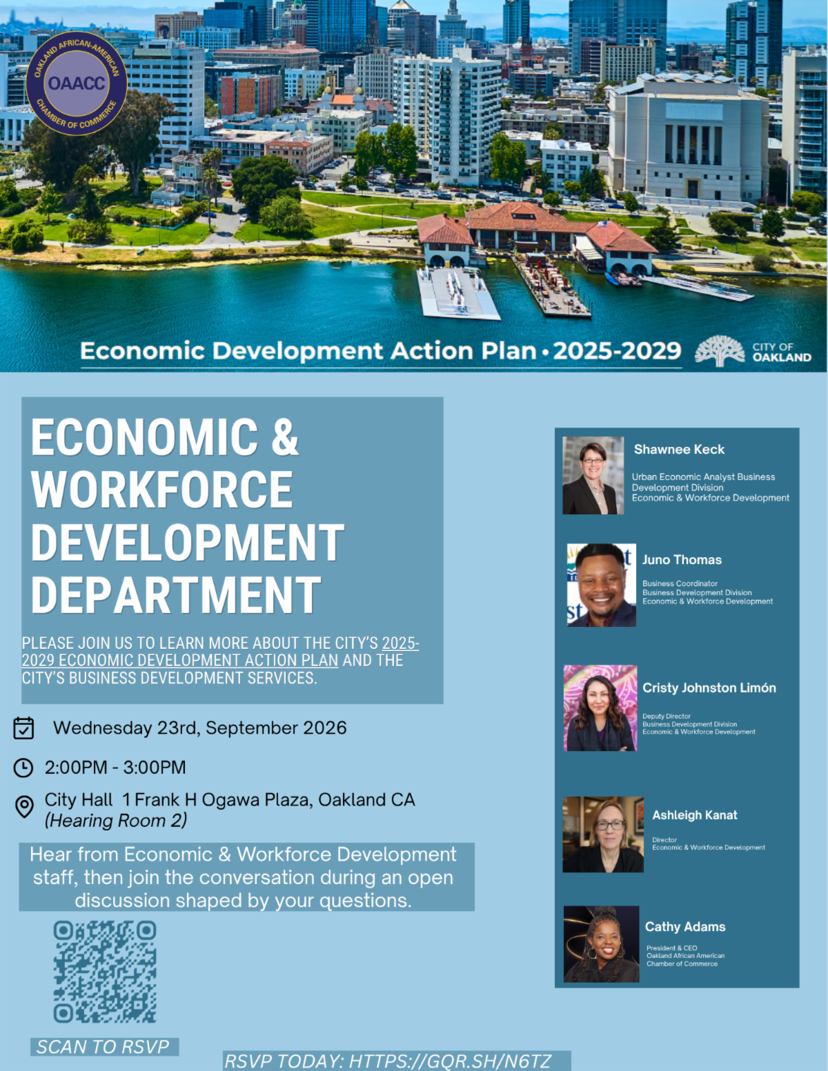 ECONOMIC & WORKFORCE DEVELOPMENT DEPARTMENT